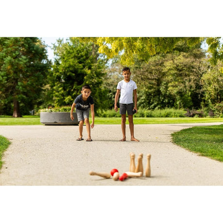 Bois de boules de jardin de jeu extérieur