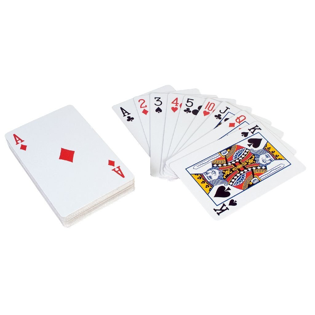 Grand jeu de cartes pour jouer en plein air