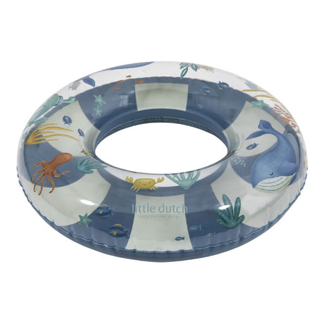 Little dutch ocean world zwemring 50 cm blauw wit