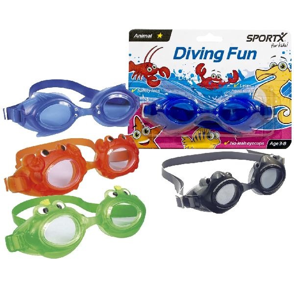 Sportx enfants lunettes de chlore animal 3-8 ans