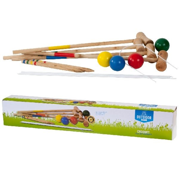 Outdoor Play Outdoor Wooden Croquet