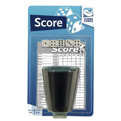 Jeu de dés clown + bloc de score
