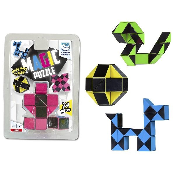 Puzzle magique clown Van der Meulen 3D, 24 pièces.