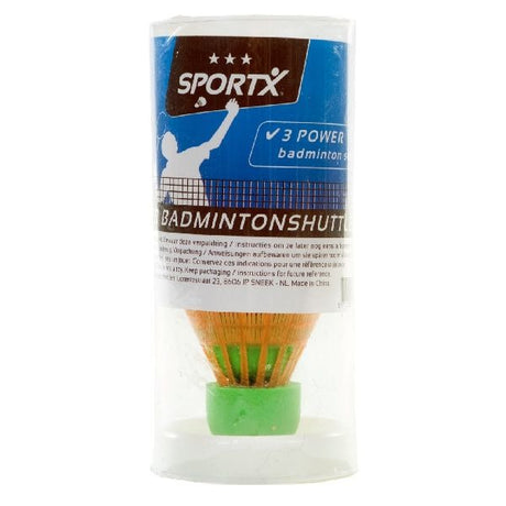 Volants de badminton Sportx power 3 pièces