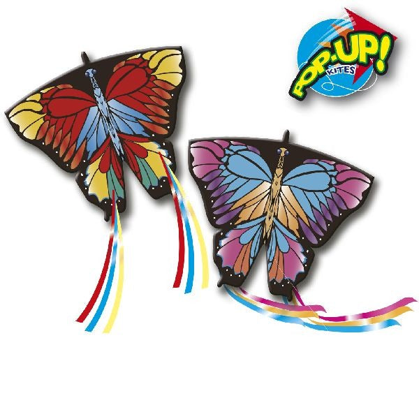 Cerf-volant enfant 3D papillon pop-up losange