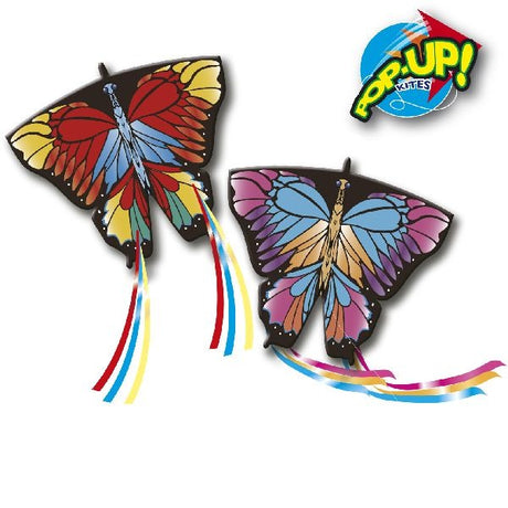 Cerf-volant enfant 3D papillon pop-up losange