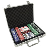 Jeu de poker de jeux de clown dans un coffret en aluminium