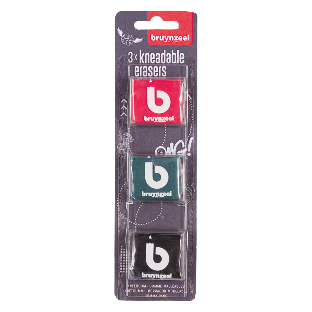 Gommes pétries Bruynzeel, 3 pcs.