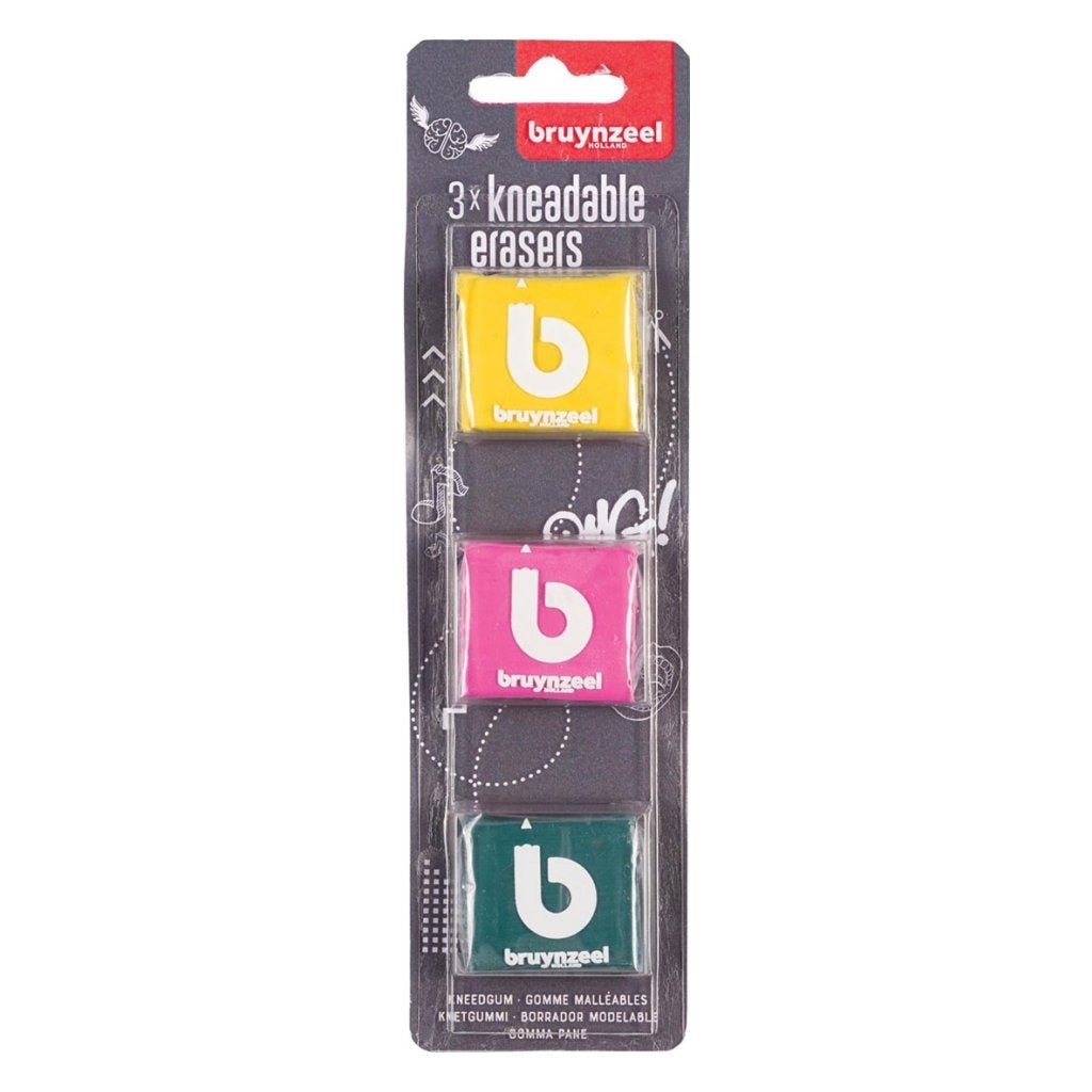 Gommes pétries Bruynzeel, 3 pcs.