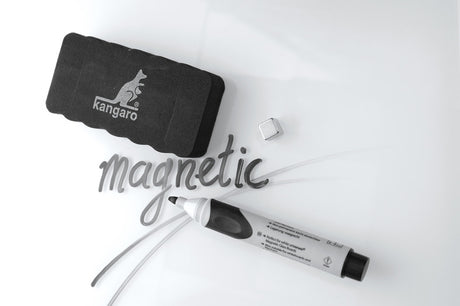 Kangaro k-n12wbw gomme pour tableau blanc magnétique 105x55x22mm