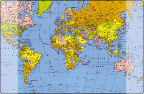 Kangaro k-0014w501 sous-main 579x379mm avec carte du monde