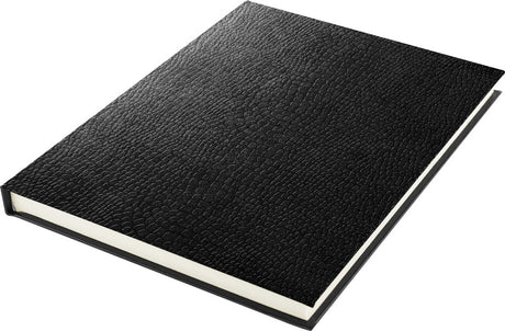 Kangaro k-5320 carnet de croquis a5 crème 120gr papier vierge, 140 pages couverture rigide noir