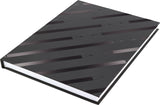 Kangaro k-5585 livre factice a5 couverture rigide vierge 80 pages 140 g/m² design noir