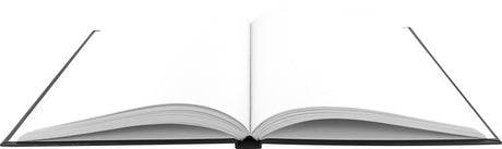 Kangaro k-5585 livre factice a5 couverture rigide vierge 80 pages 140 g/m² design noir