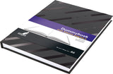 Kangaro k-5585 livre factice a5 couverture rigide vierge 80 pages 140 g/m² design noir