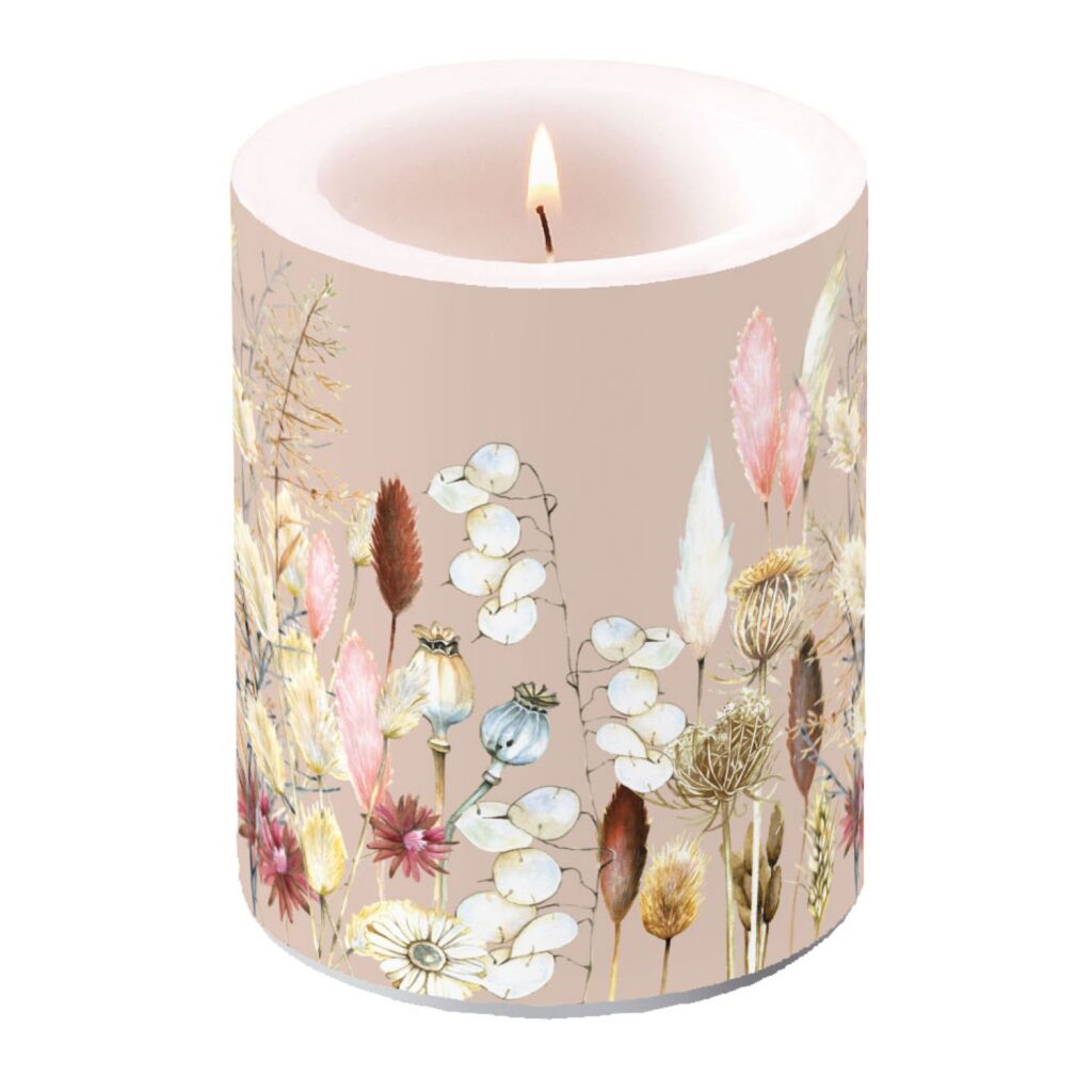 Bougie pilier pot-pourri Ambiente 75 heures de combustion 10x12 cm