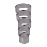Patisse set d'emporte-pièces ronds en inox, 5 pièces | 4 pièces