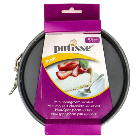 Patisse profi mini moule à charnière 16 cm | 4 pièces