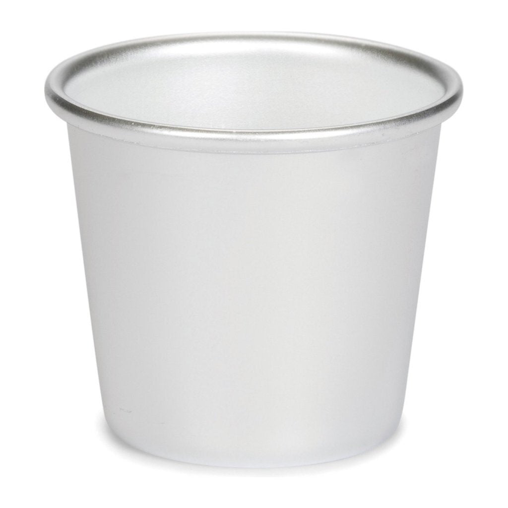 Patisse forme timbale 8x8,5x7 cm aluminium argenté