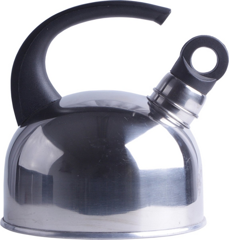 Ustensiles de cuisine boule de bouilloire sifflante en acier inoxydable 1.5 litres