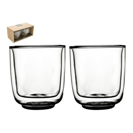 Gusta fika verre double paroi 250ml lot de 2 pièces