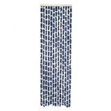 Travellife Travellife Fly Curtain Chenille Stripe 185x56 cm azul y blanco