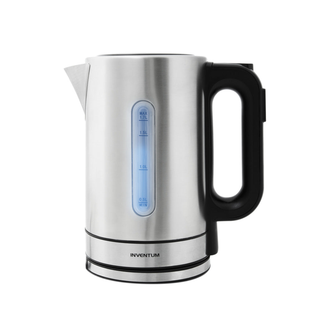 Inventum hw817d bouilloire sans fil 2200w 1,7l acier inoxydable noir