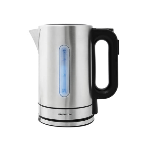 Inventum hw817d bouilloire sans fil 2200w 1,7l acier inoxydable noir