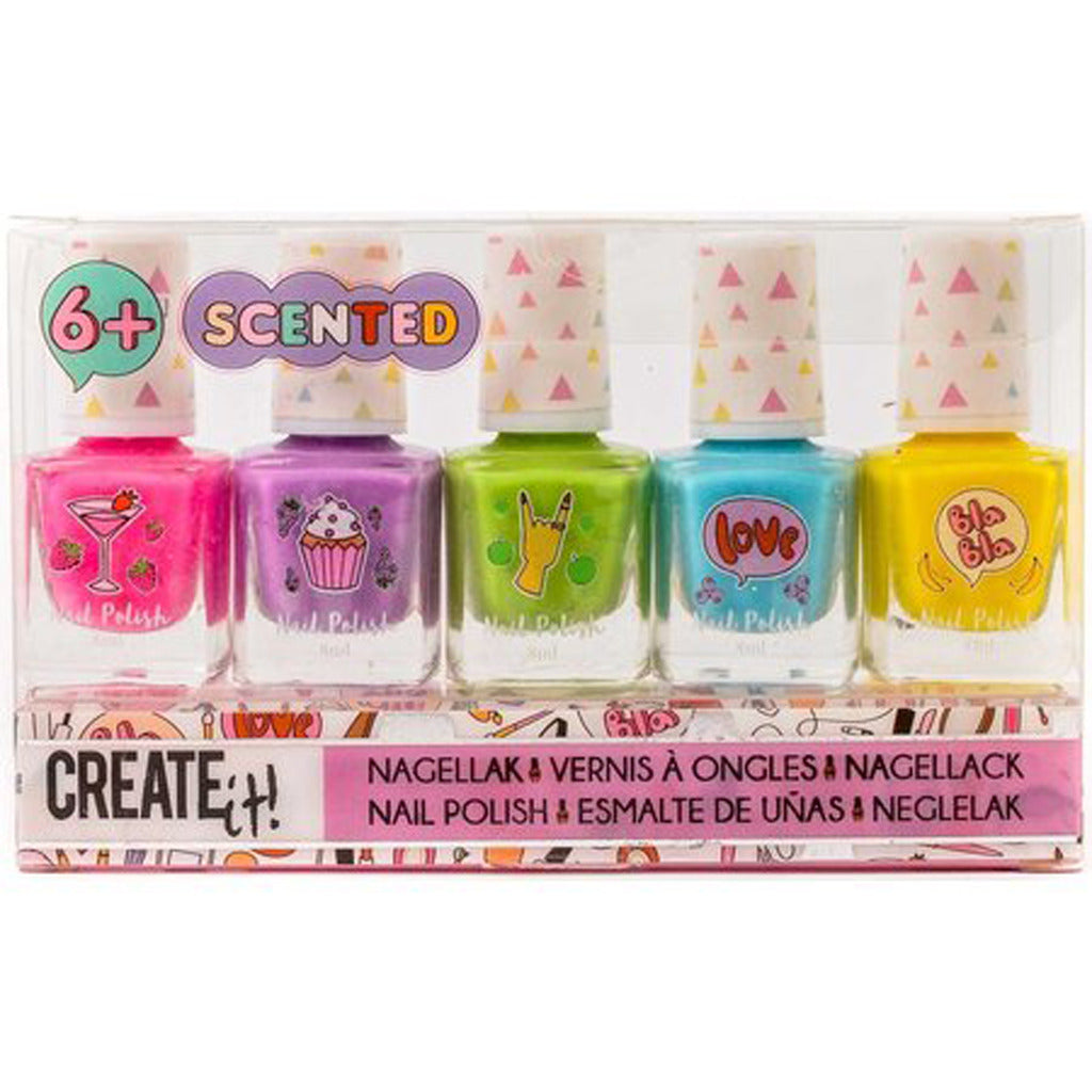 Créez-le ! vernis à ongles parfumé 5 couleurs