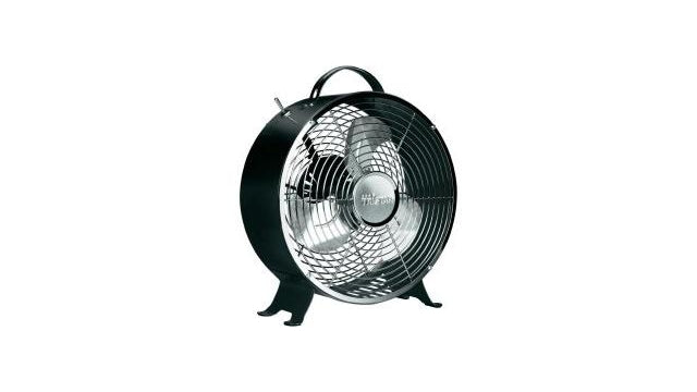 Tristar Ve-5966 Retro Table Fan Black 25cm