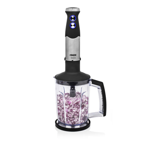 Princess 221221 set mixeur plongeant noir acier inoxydable