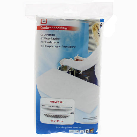 Scanpart 1530024760 l002 filtre hotte aspirante compact 47x115