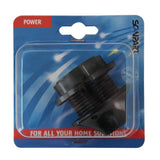 Douille de lampe Scanpart E27 noire avec anneau