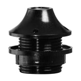 Douille de lampe Scanpart E27 noire avec anneau