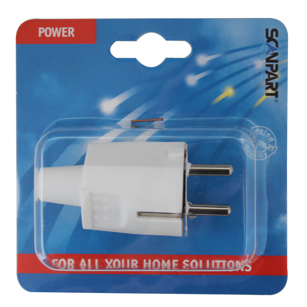 Plug de scan avec RA, PVC White