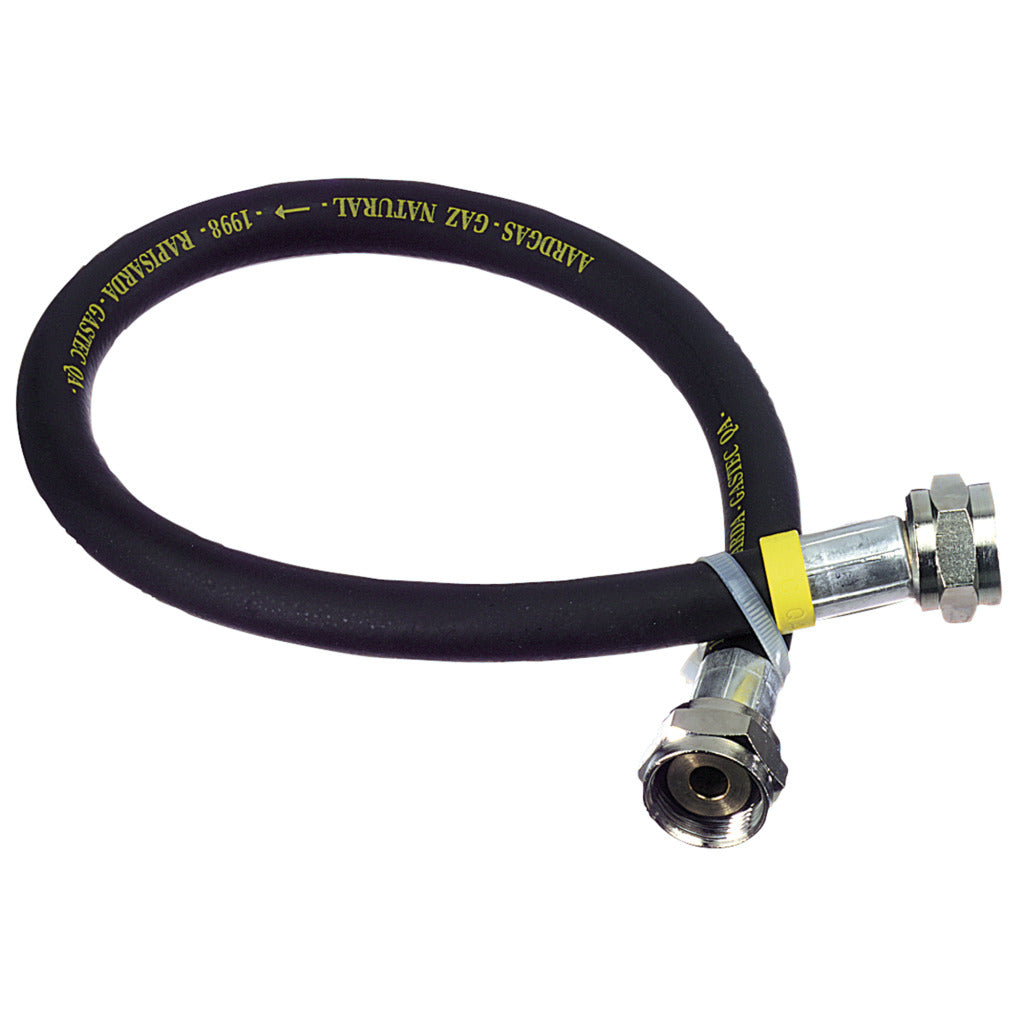 Basic gas hose 150 cm aluminum coupling