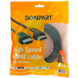 Câble HDMI Scanpart orange 3m