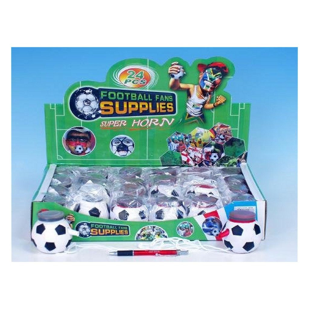 Ballon de football super corne basique avec cordon