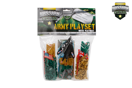 Ensemble de jeu de soldats de contrôle de mission