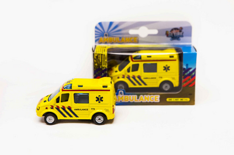 Ambulance moulée sous pression globe pour enfants nl