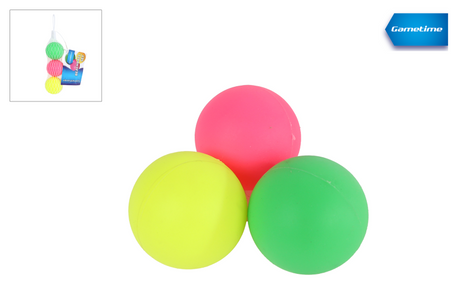 Ballons de plage Gametime dans un sac en filet - 3 pcs.