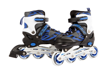 Rollers en ligne Street Rider bleu noir, taille 37-40