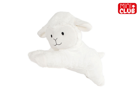 Peluche mouton couché mini club 30x16x14cm
