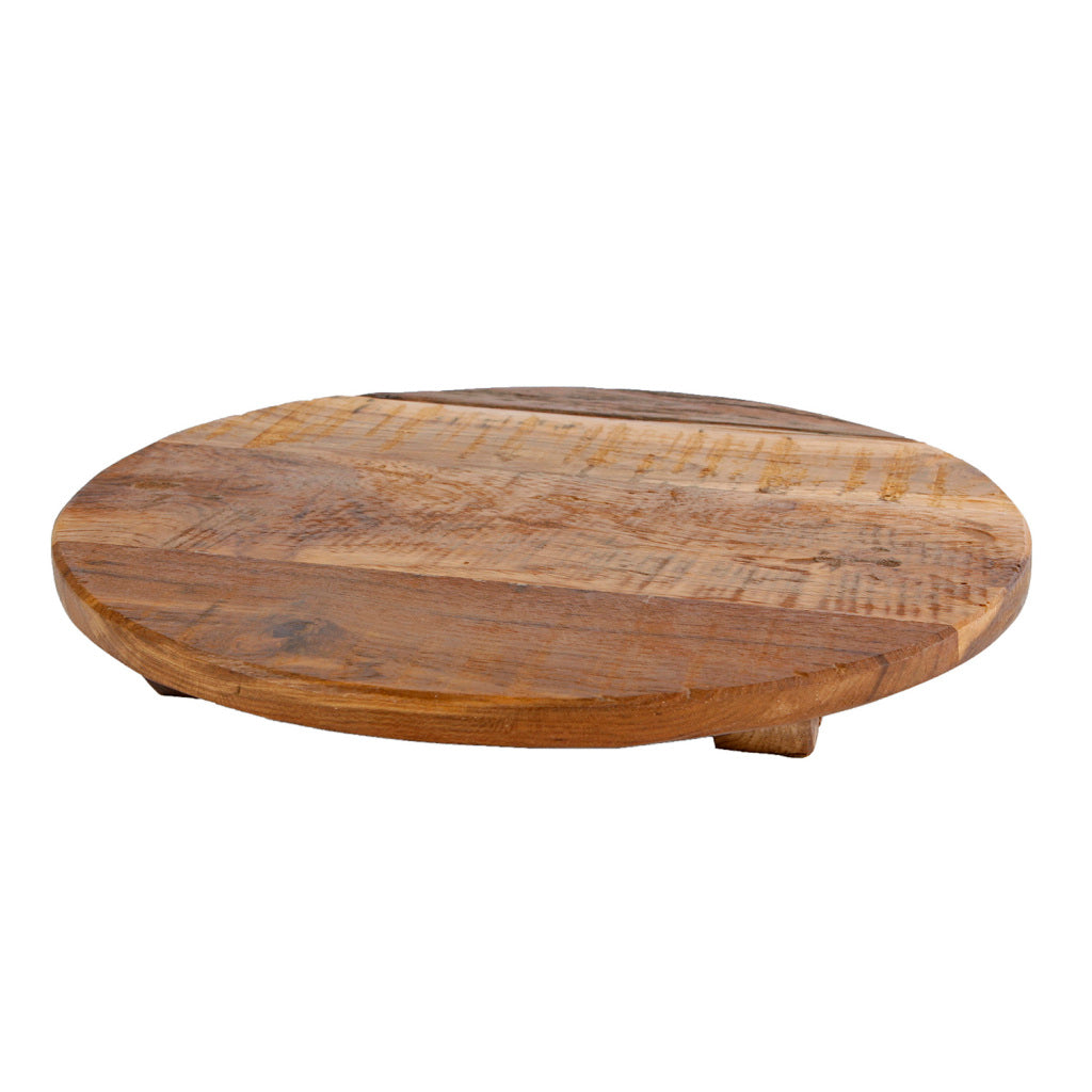Plateau en bois autres marques 30x30x3,5 cm naturel