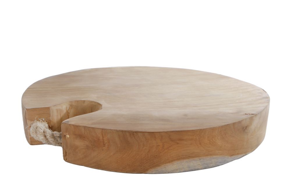 Overige merken tapasplank xl rond teak