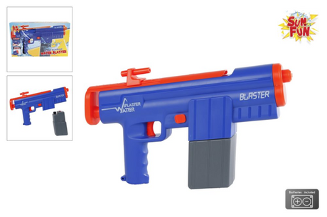Sun Fun Water Gun Electric Blue Orange, 34,5 cm