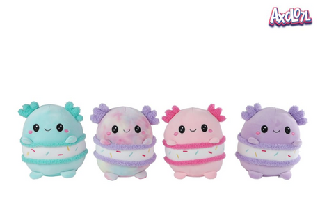 Van crinière peluche peluche axolotl animal marin 20cm jouets multicolores.