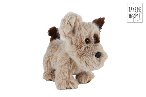 Peluche chien Take me home debout - 22cm