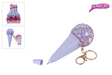 Glamour stylo glace sur porte-clés