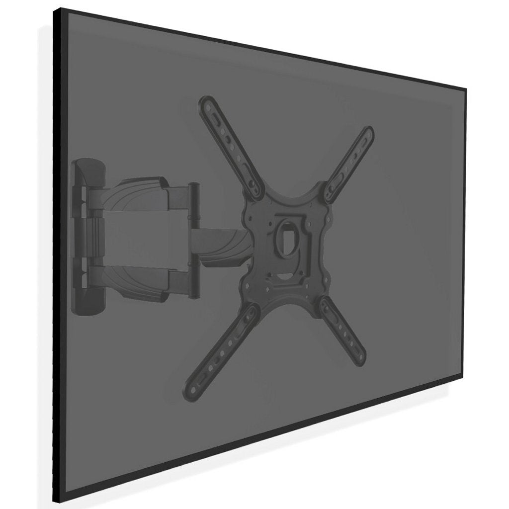 Cavus wme102 support mural TV simple mouvement complet à partir d'écrans 23 pouces noir